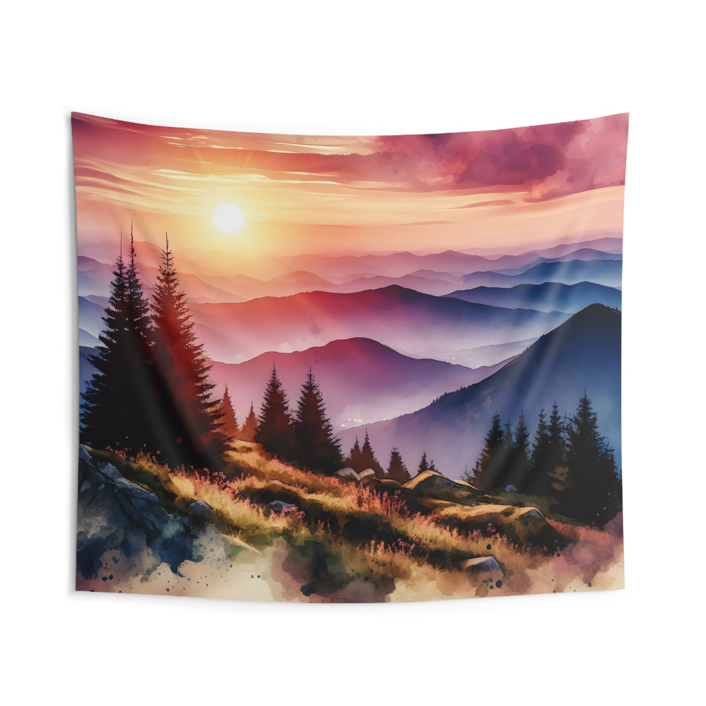 Sunset Indoor Wall Tapestries