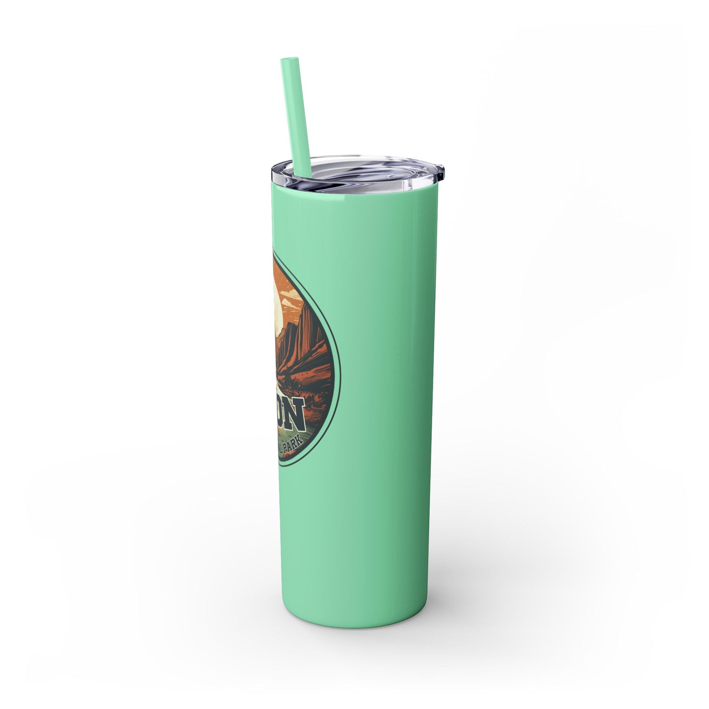 zion national park Tumbler with Straw, 20oz