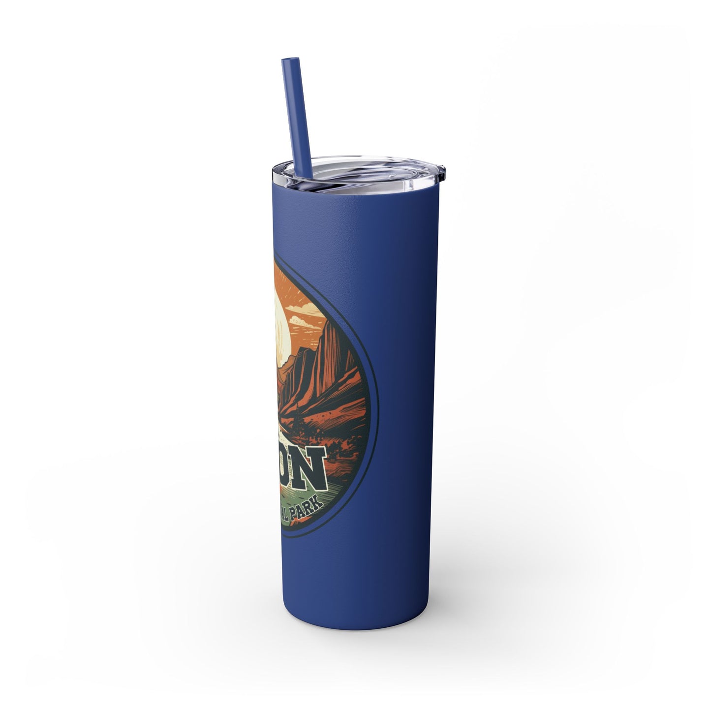 zion national park Tumbler with Straw, 20oz