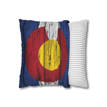 Colorado Polyester Square Pillowcase