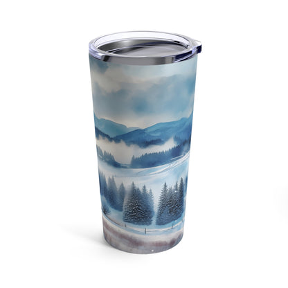 Winter forest Tumbler 20oz