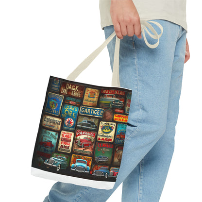 Retro car Tote Bag (AOP)