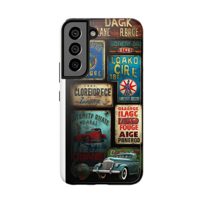 Retro car Tough Phone Cases