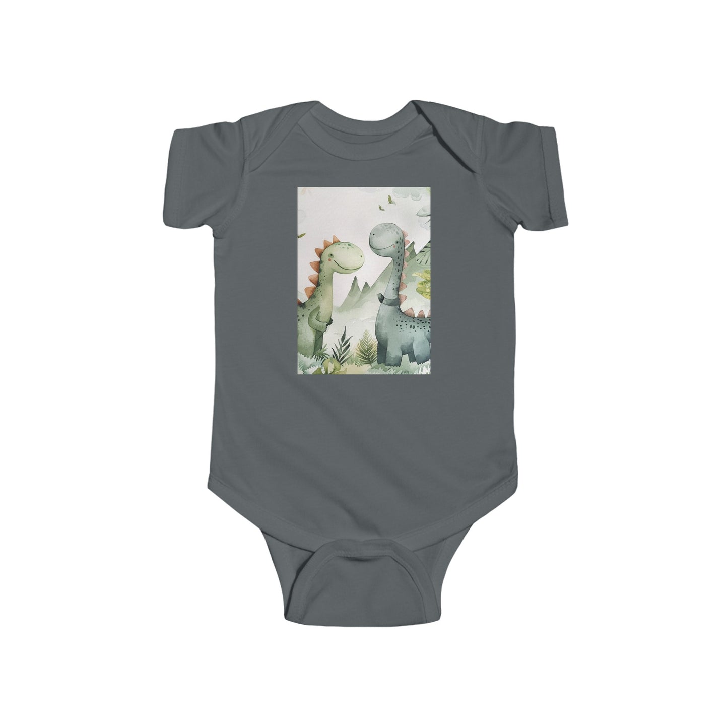 dino friends Infant Fine Jersey Bodysuit