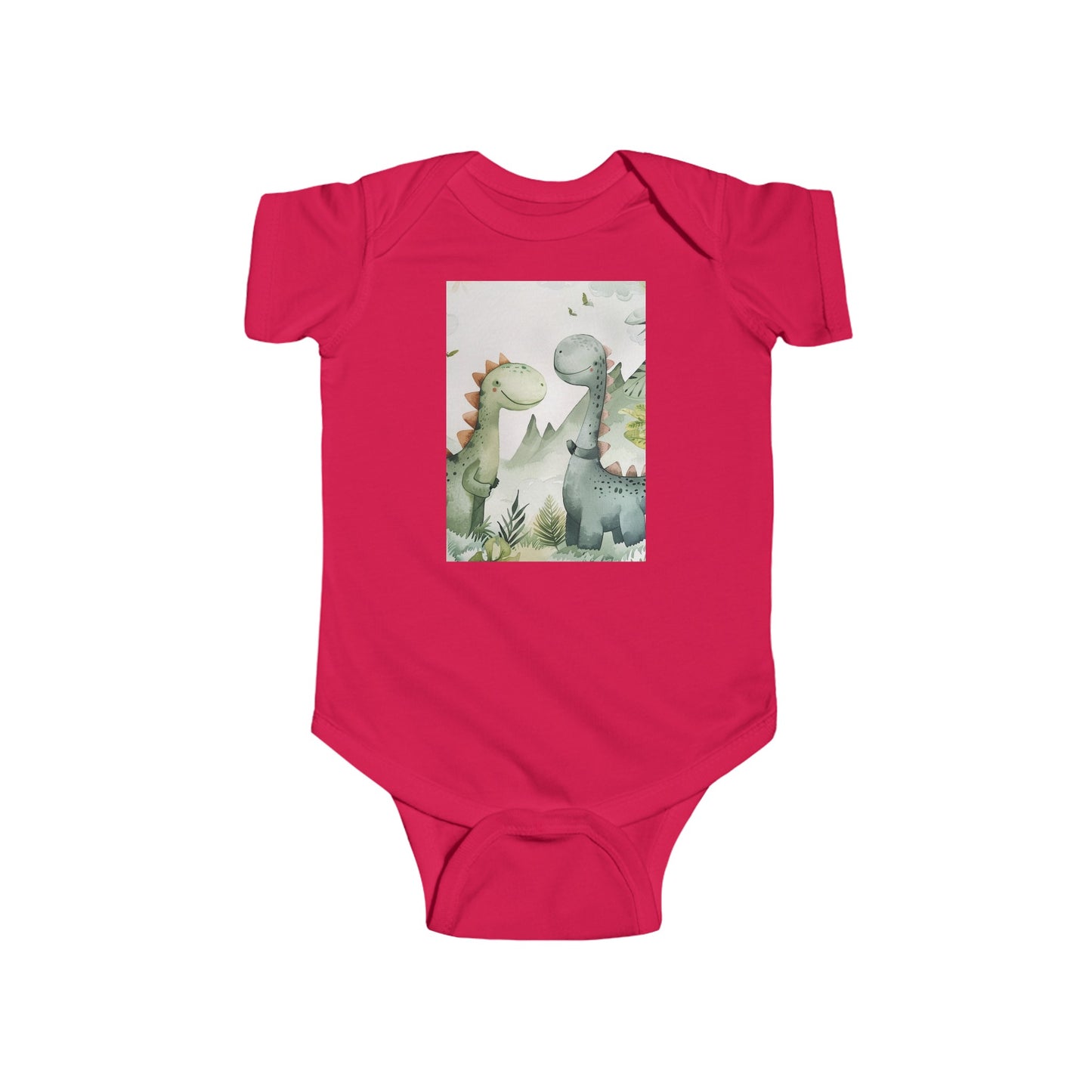 dino friends Infant Fine Jersey Bodysuit