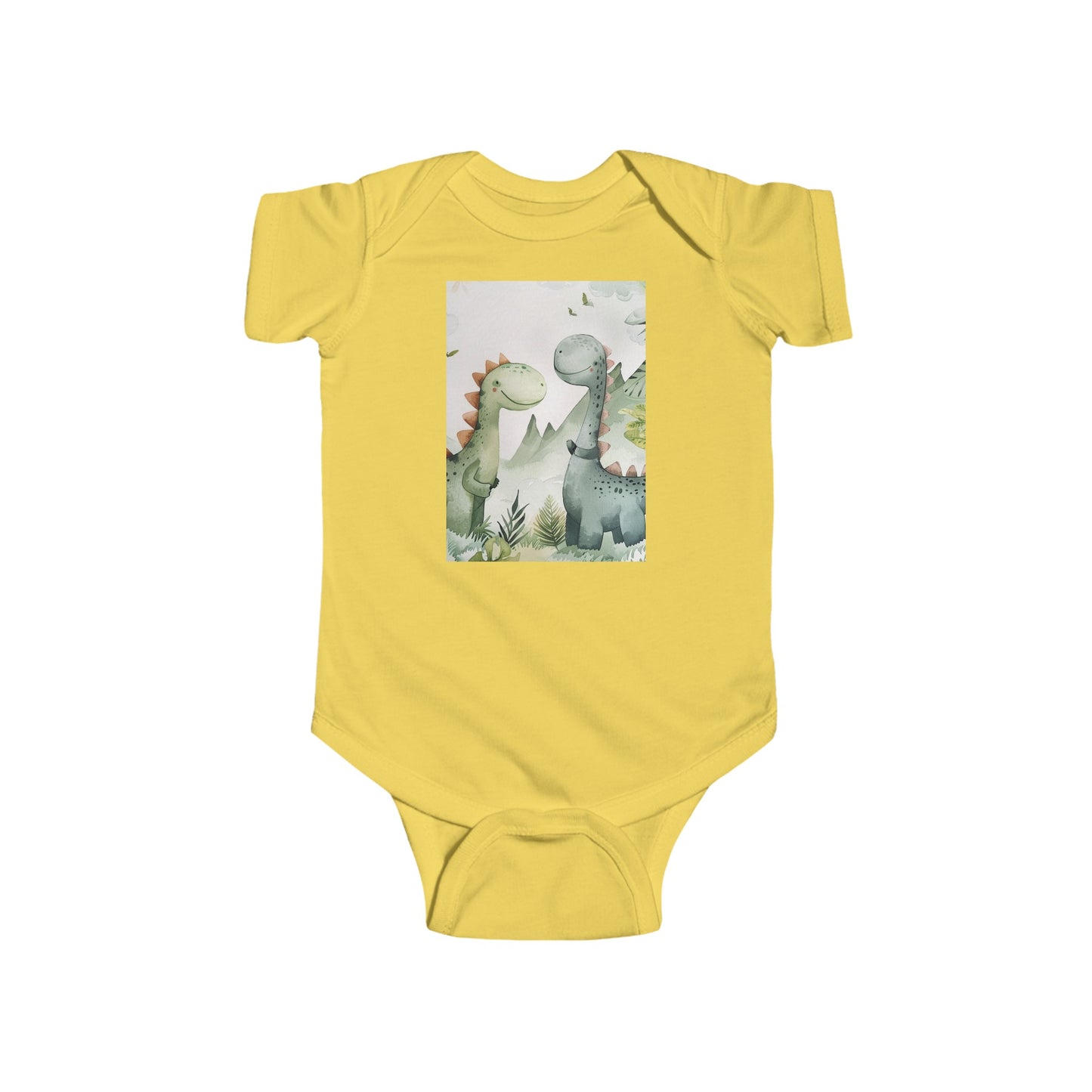 dino friends Infant Fine Jersey Bodysuit