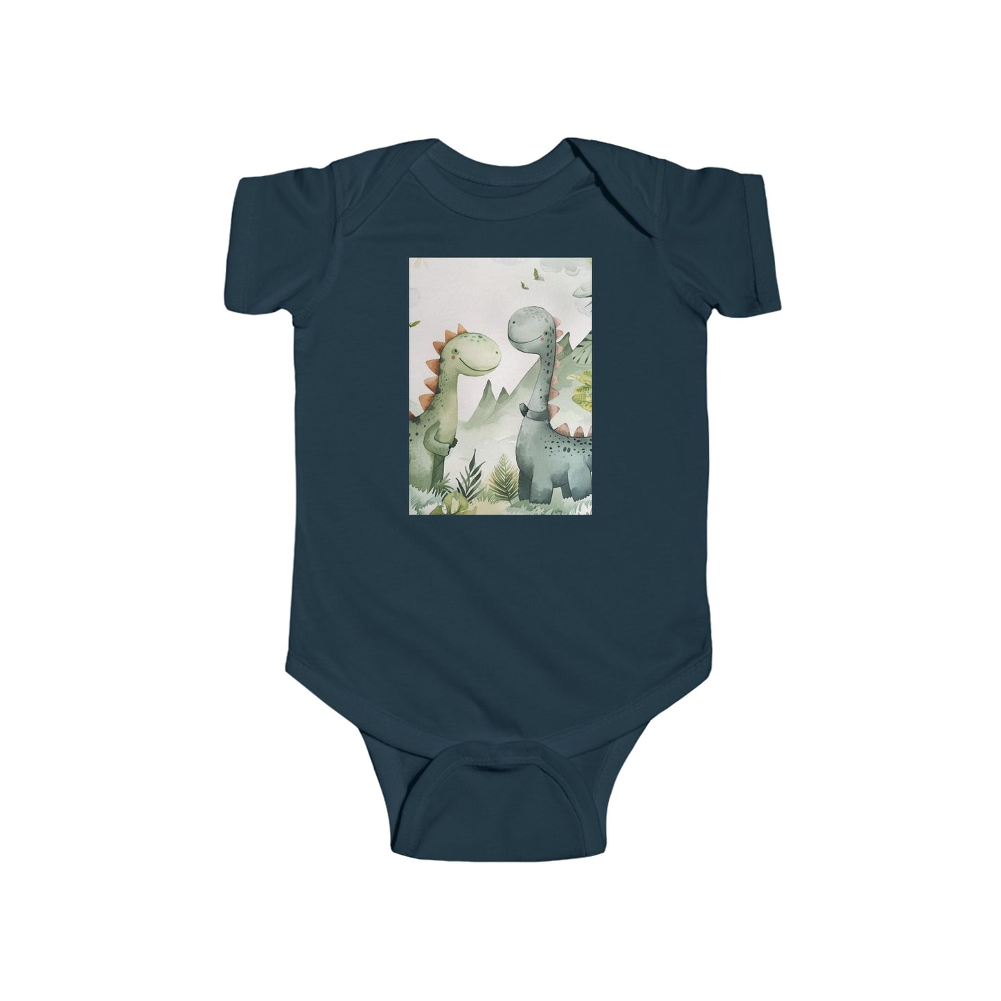 dino friends Infant Fine Jersey Bodysuit