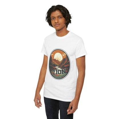 zion national park  Unisex Heavy Cotton Tee