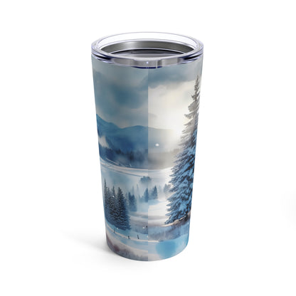 Winter forest Tumbler 20oz