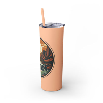 zion national park Tumbler with Straw, 20oz