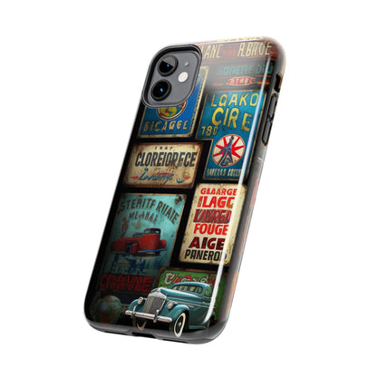 Retro car Tough Phone Cases