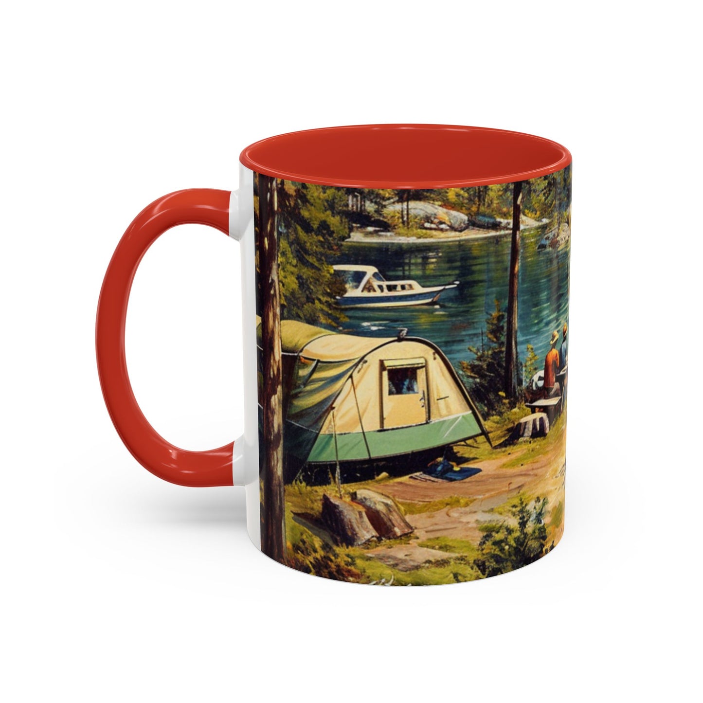 Camping Accent Coffee Mug (11, 15oz)