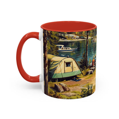 Camping Accent Coffee Mug (11, 15oz)