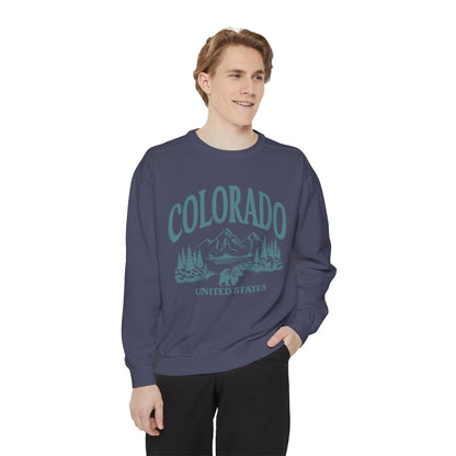 Colorado,Unisex Garment-Dyed Sweatshirt