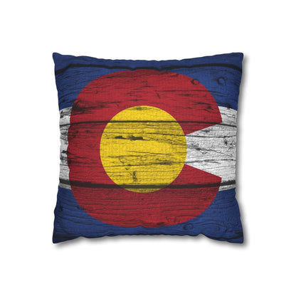 Colorado Polyester Square Pillowcase