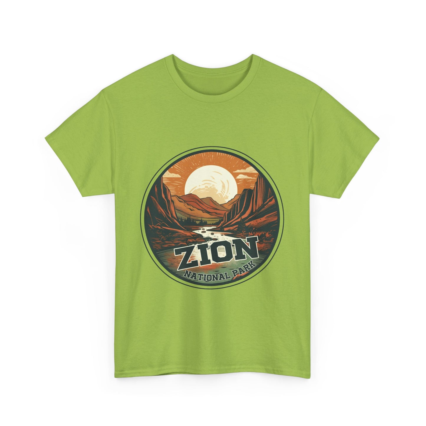 zion national park  Unisex Heavy Cotton Tee