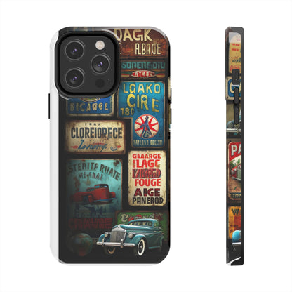 Retro car Tough Phone Cases