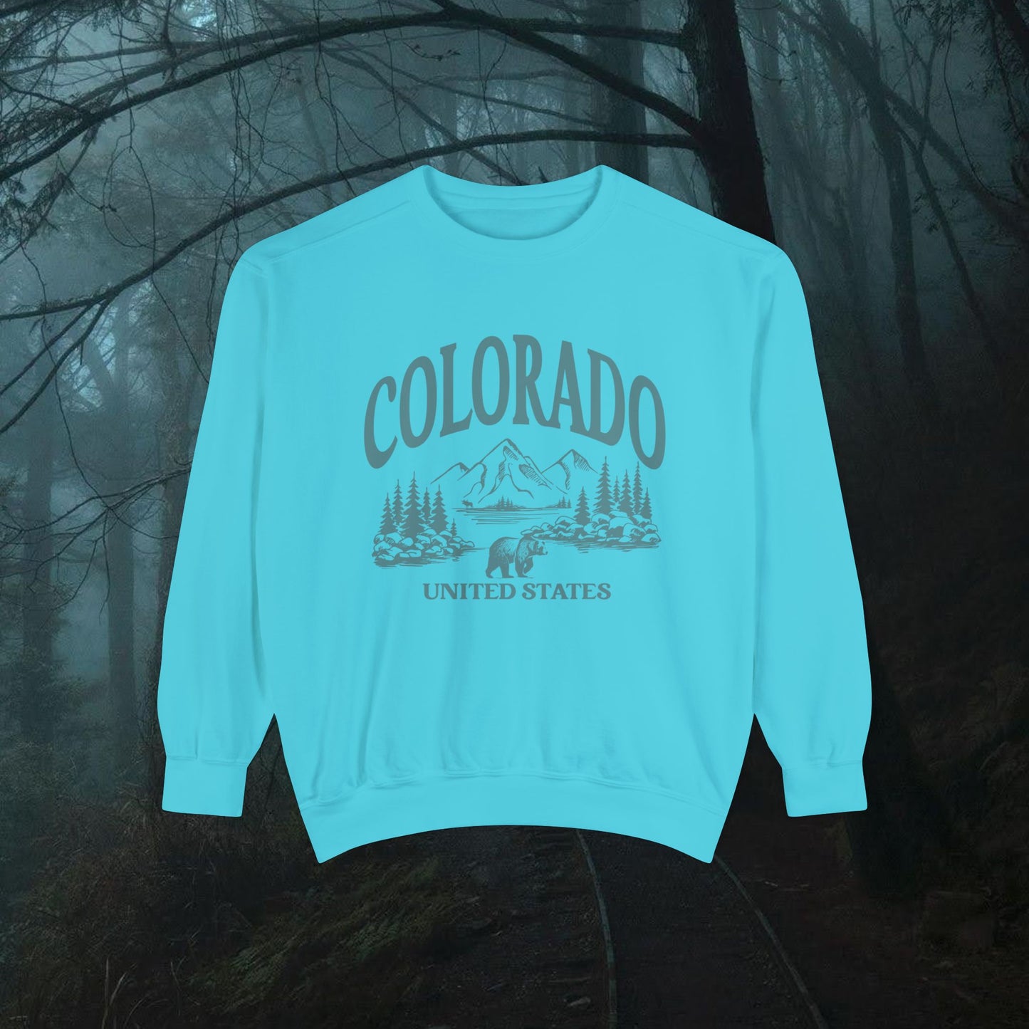 Colorado,Unisex Garment-Dyed Sweatshirt