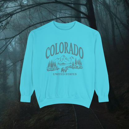 Colorado,Unisex Garment-Dyed Sweatshirt