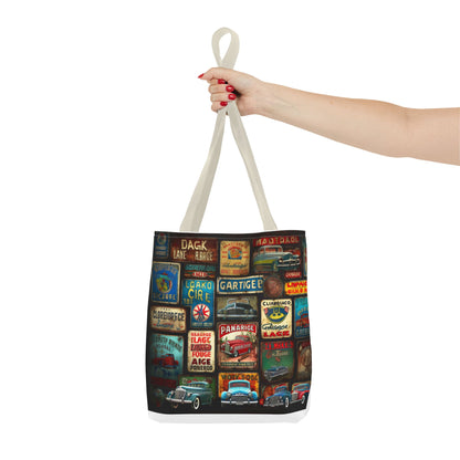 Retro car Tote Bag (AOP)