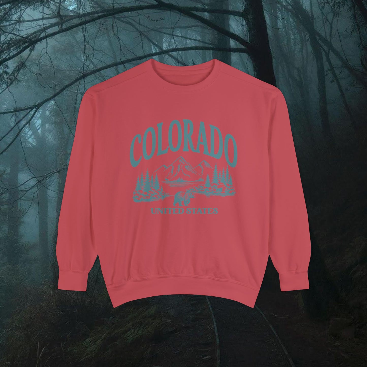 Colorado,Unisex Garment-Dyed Sweatshirt