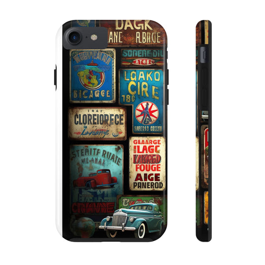 Retro car Tough Phone Cases