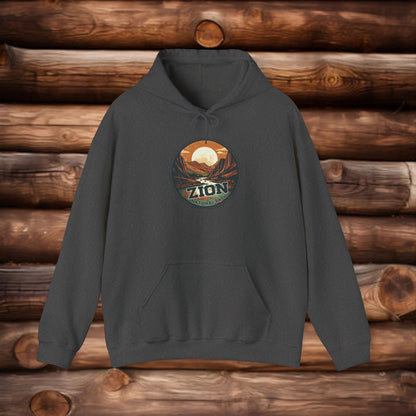 zion national park  ,Unisex Heavy Blend™ Hooded Sweatshirt