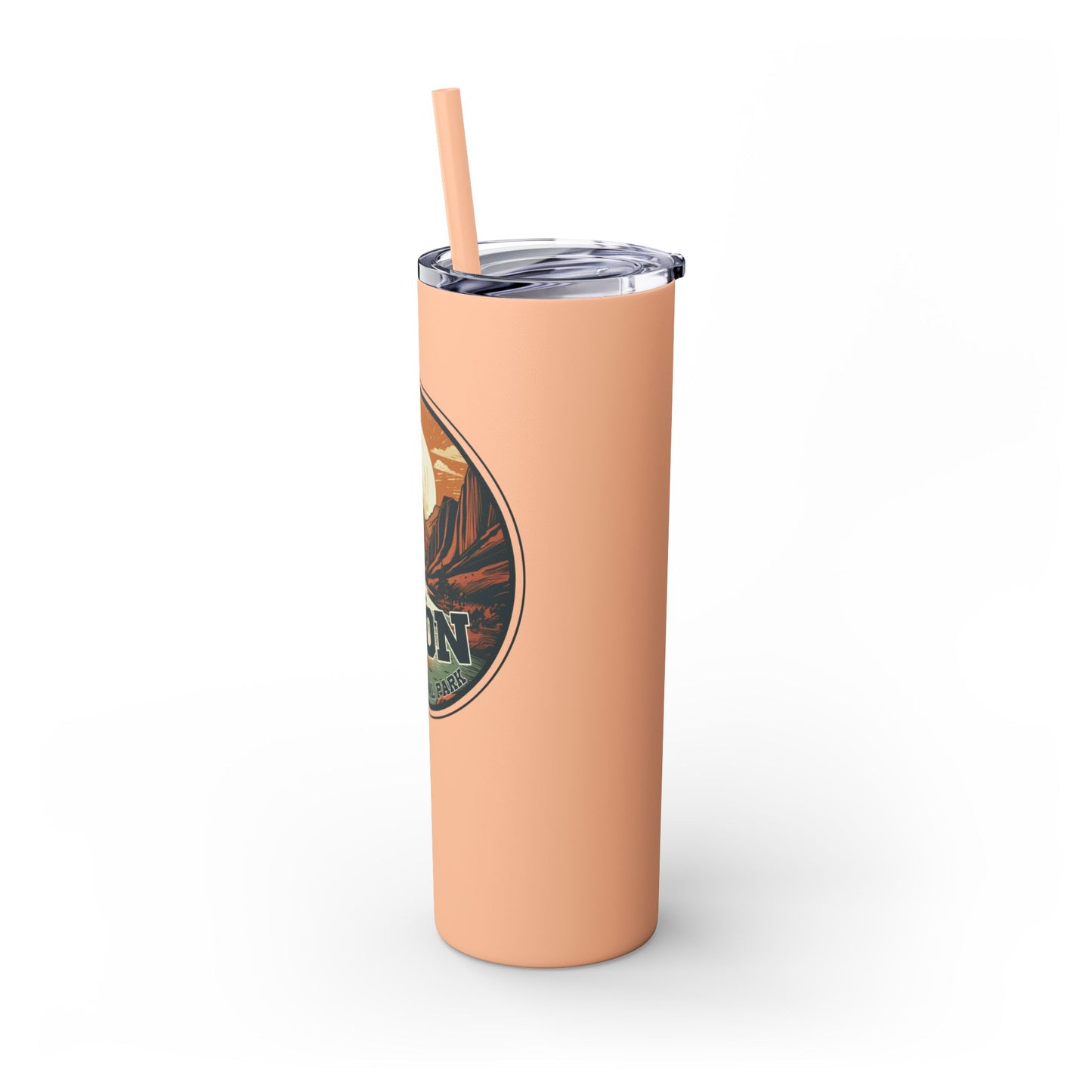 zion national park Tumbler with Straw, 20oz