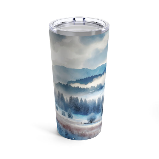 Winter forest Tumbler 20oz