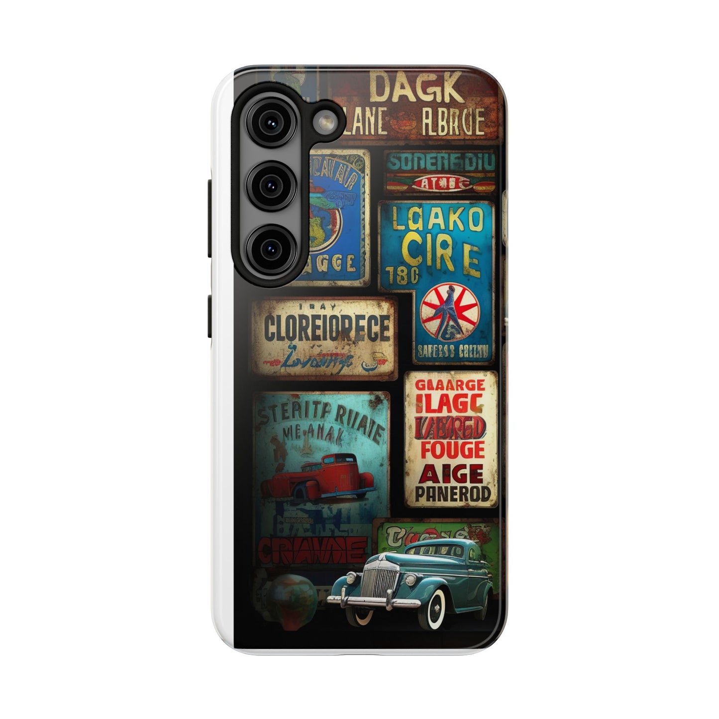 Retro car Tough Phone Cases