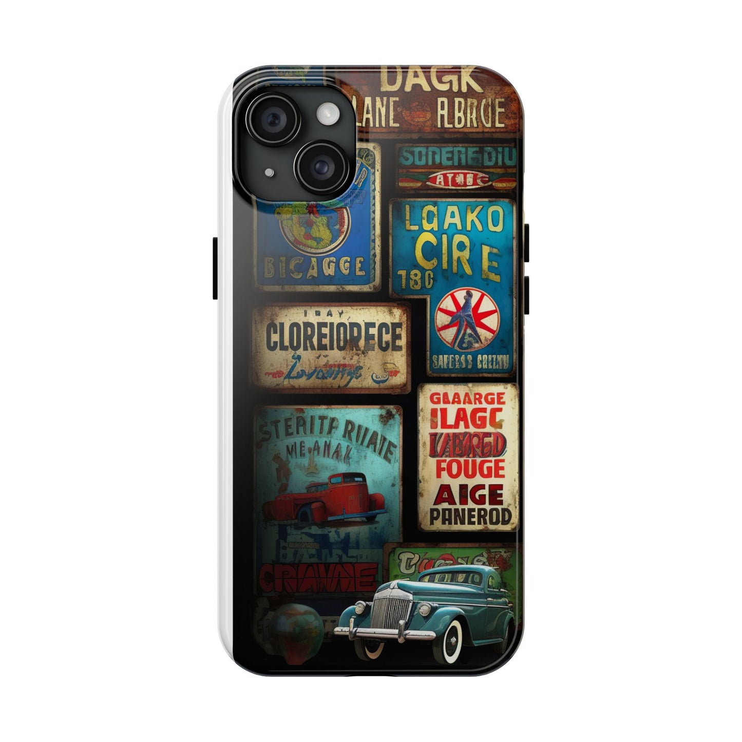 Retro car Tough Phone Cases