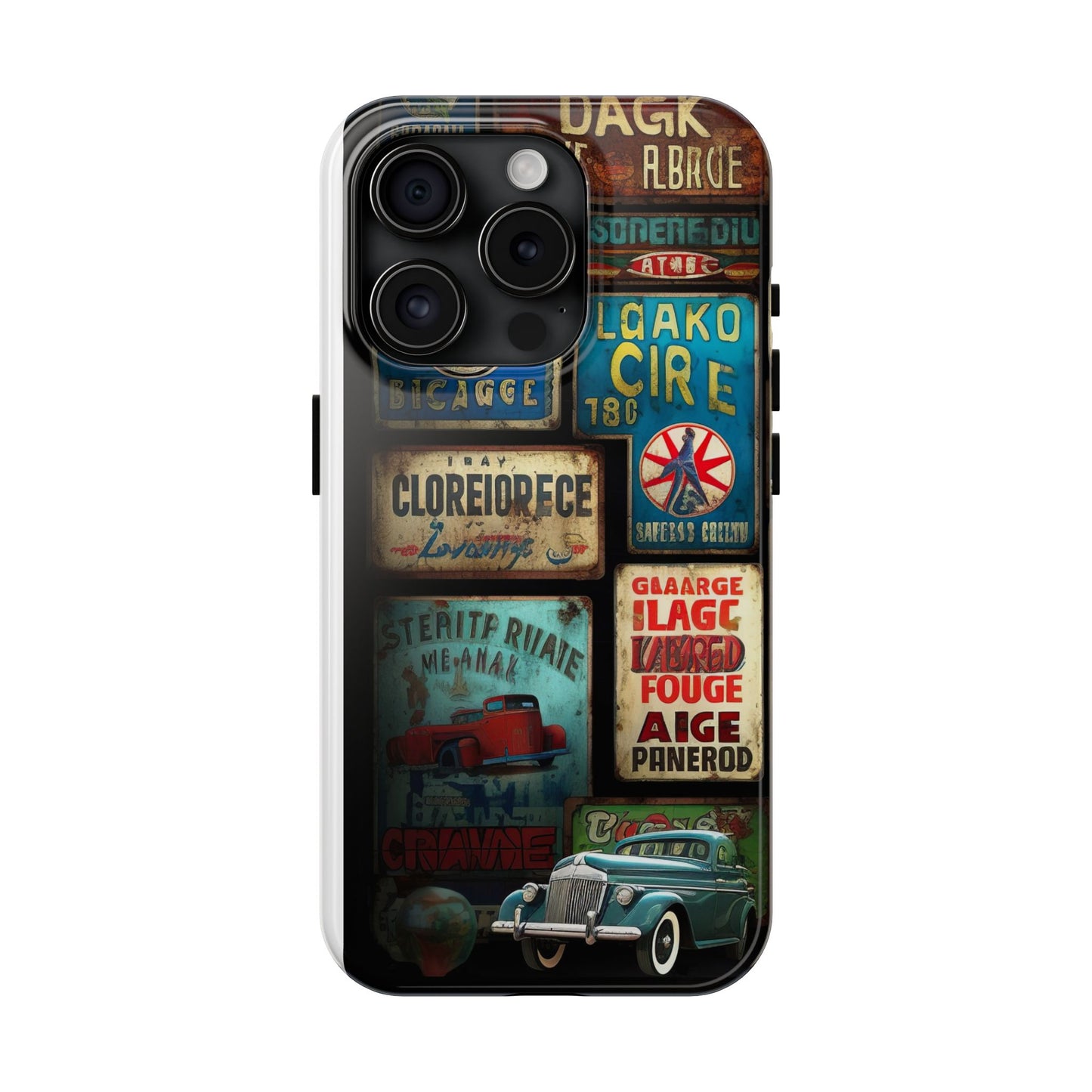 Retro car Tough Phone Cases