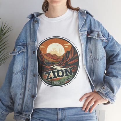 zion national park  Unisex Heavy Cotton Tee