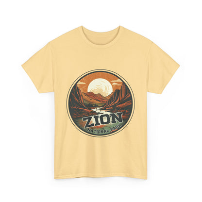 zion national park  Unisex Heavy Cotton Tee