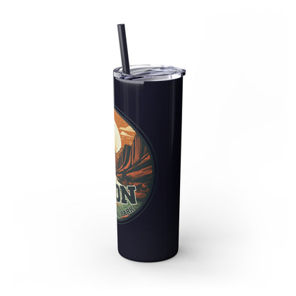 zion national park Tumbler with Straw, 20oz