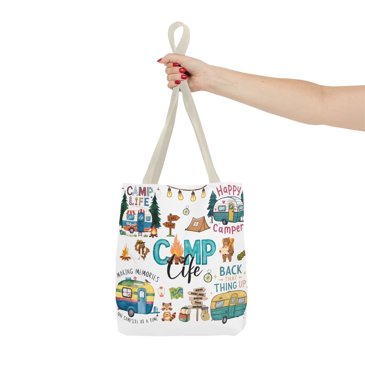 Camp life Tote Bag (AOP)