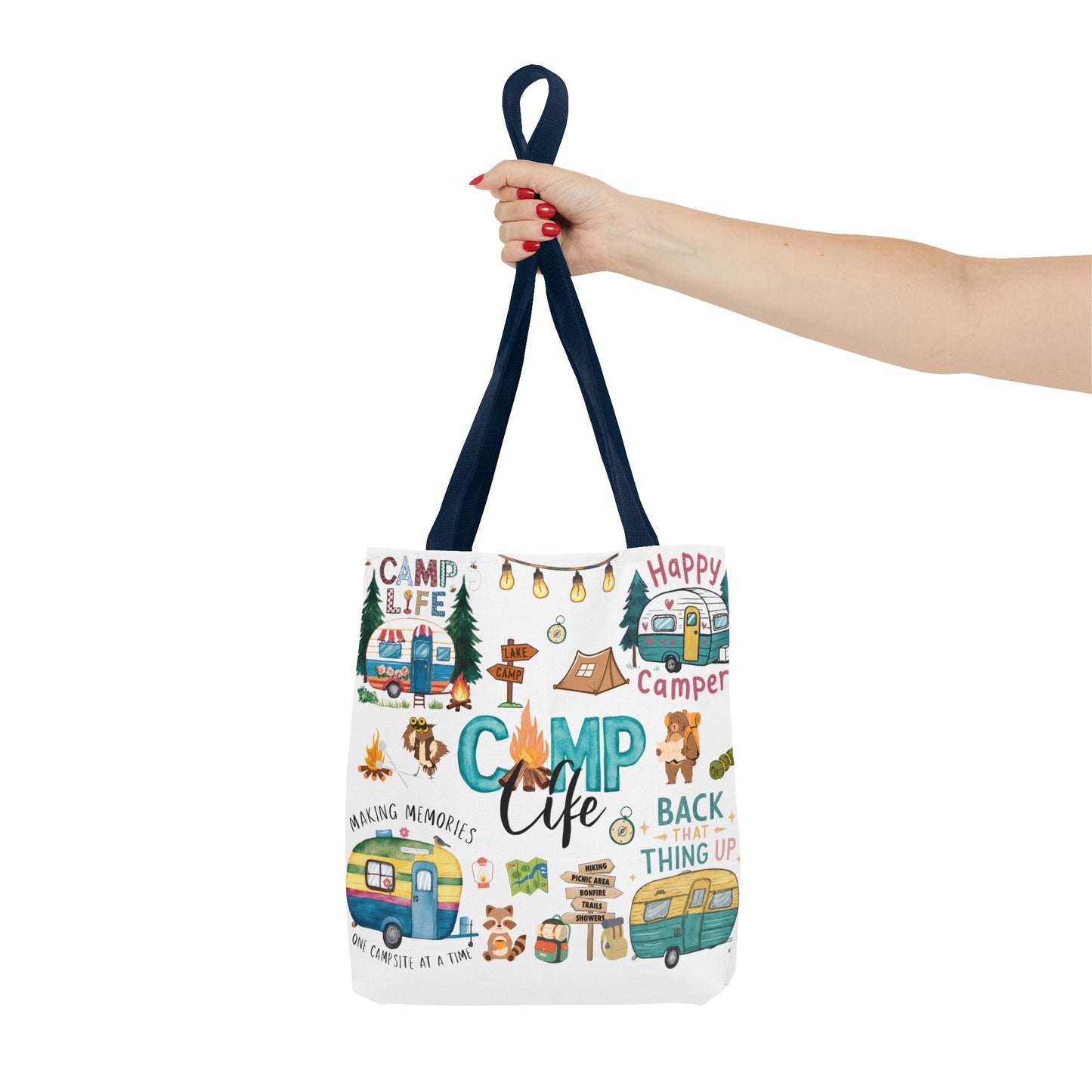 Camp life Tote Bag (AOP)