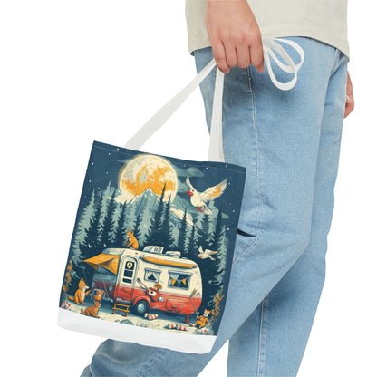 Camper fox Tote Bag (AOP)