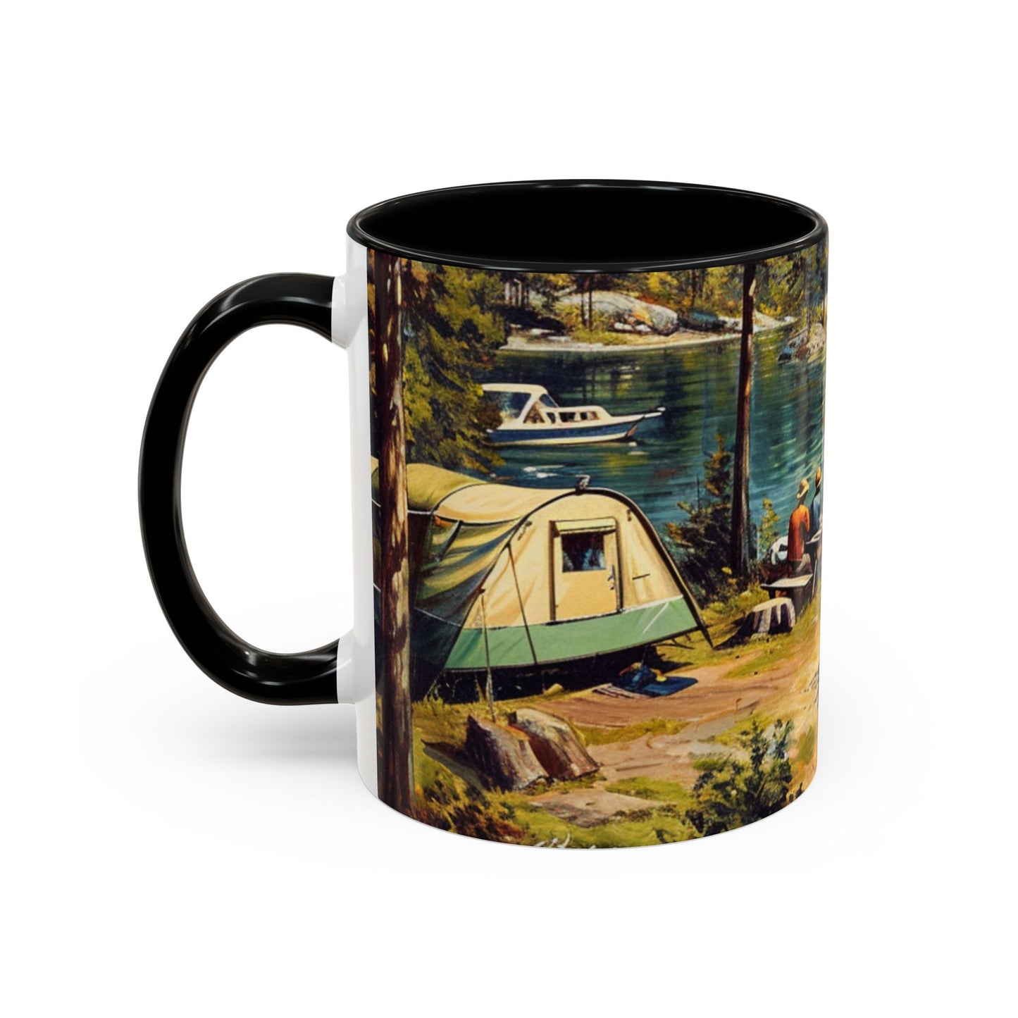 Camping Accent Coffee Mug (11, 15oz)