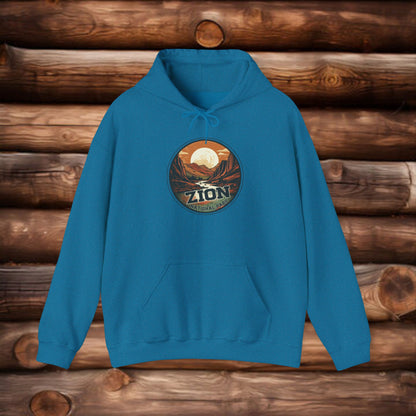 zion national park  ,Unisex Heavy Blend™ Hooded Sweatshirt