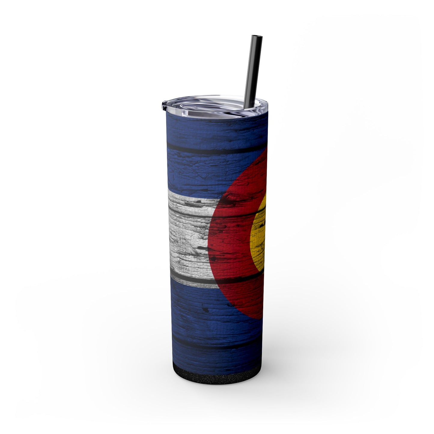 Colorado Skinny Tumbler with Straw, 20oz