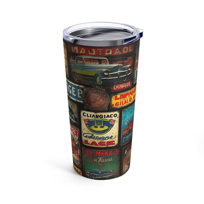 Retro car Tumbler 20oz