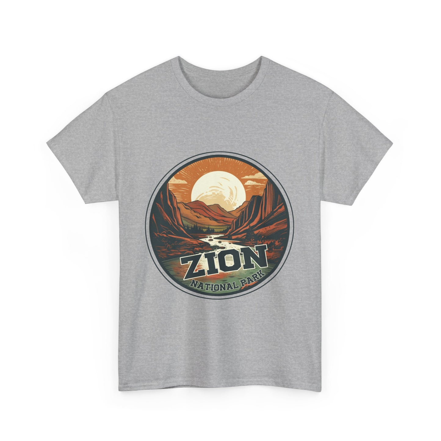 zion national park  Unisex Heavy Cotton Tee