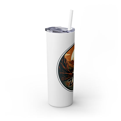 zion national park Tumbler with Straw, 20oz