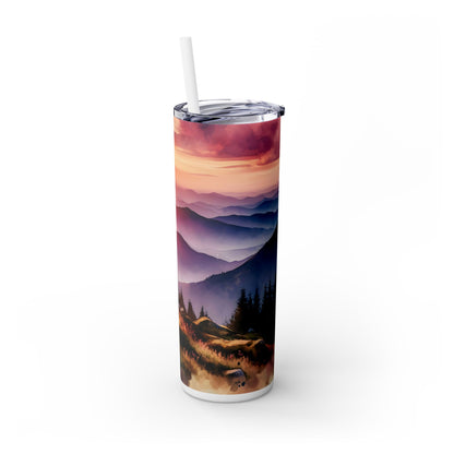 Sunset Tumbler with Straw, 20oz