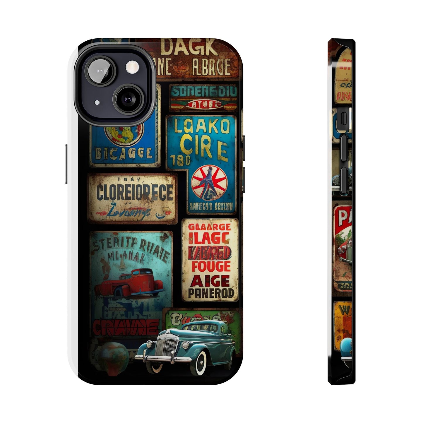 Retro car Tough Phone Cases