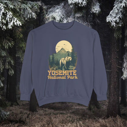 yosemite national park ,Unisex Garment-Dyed Sweatshirt