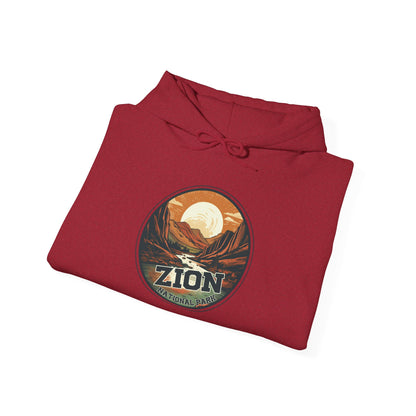 zion national park  ,Unisex Heavy Blend™ Hooded Sweatshirt