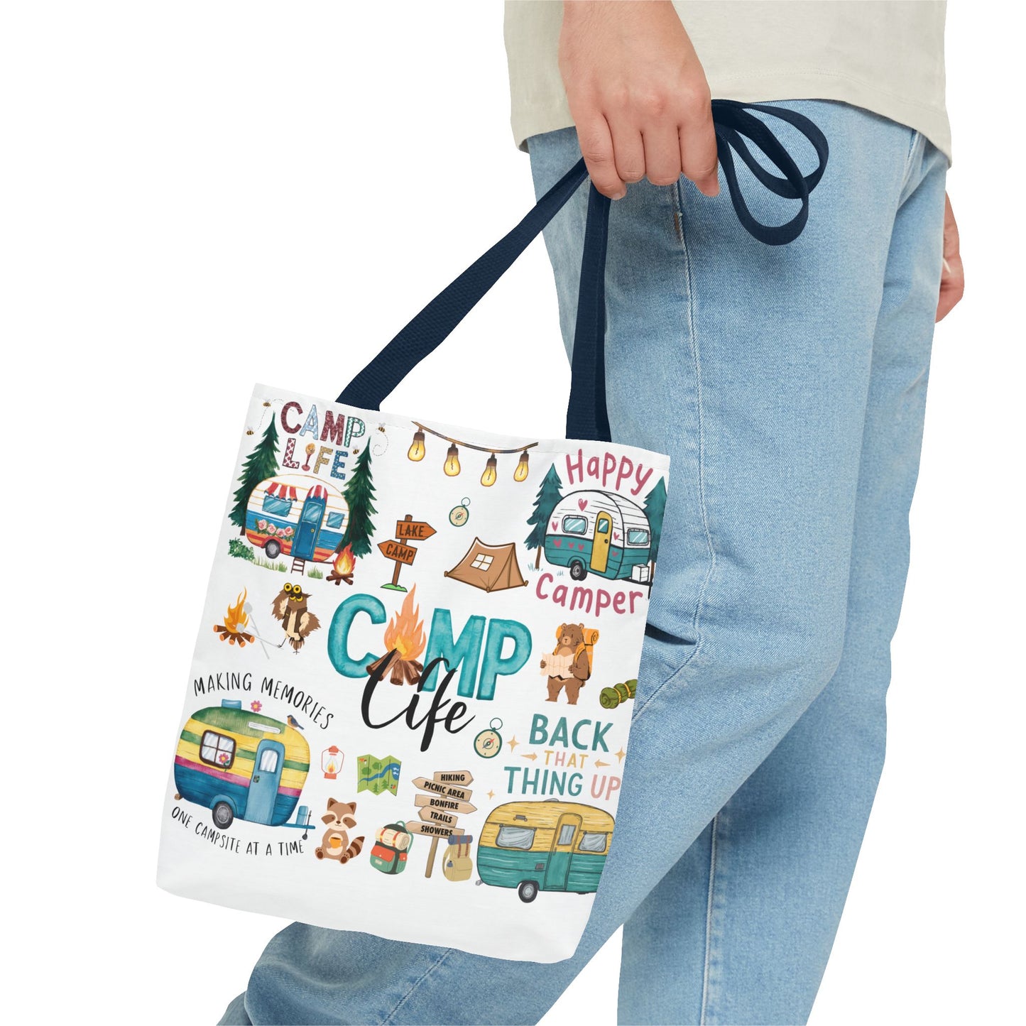 Camp life Tote Bag (AOP)