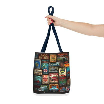 Retro car Tote Bag (AOP)